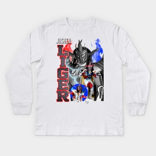 Jushin Vintage Kids Long Sleeve T-Shirt